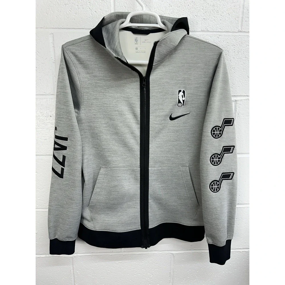 2021 NBA Utah‎ Jazz Nike Authentic Showtime Therma Flex Full-Zip Hoodie / Medium